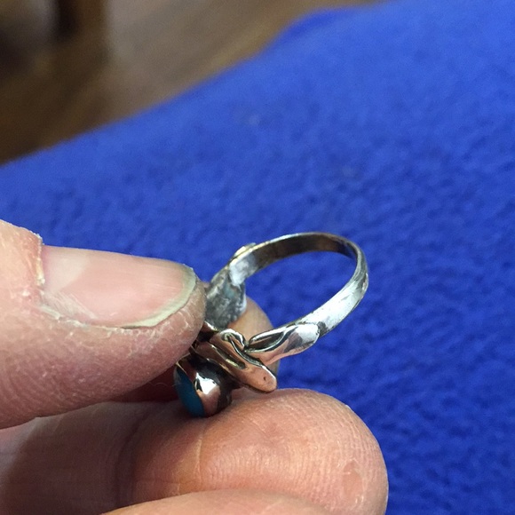 Sterling Turquoise ring - Picture 3 of 5